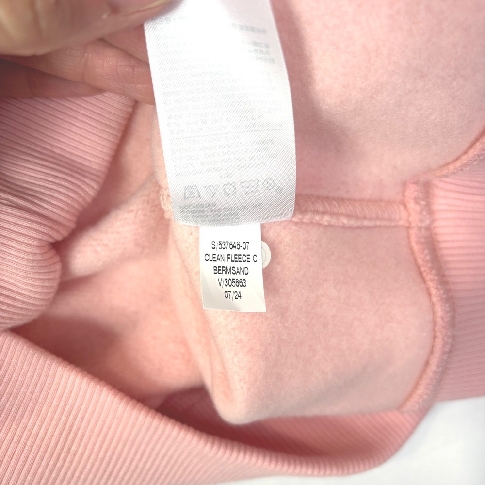 Sweatshirt Pink Banana Republic Women's Medium Crew Neck Pullover Soft Pink - Picture 7 of 7